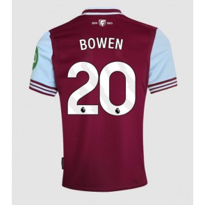 West Ham United Jarrod Bowen #20 Domácí Dres 2024-25 Krátký Rukáv